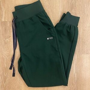 Figs British Racing Green Zamora Joggers Scrubs!! Size xs petite